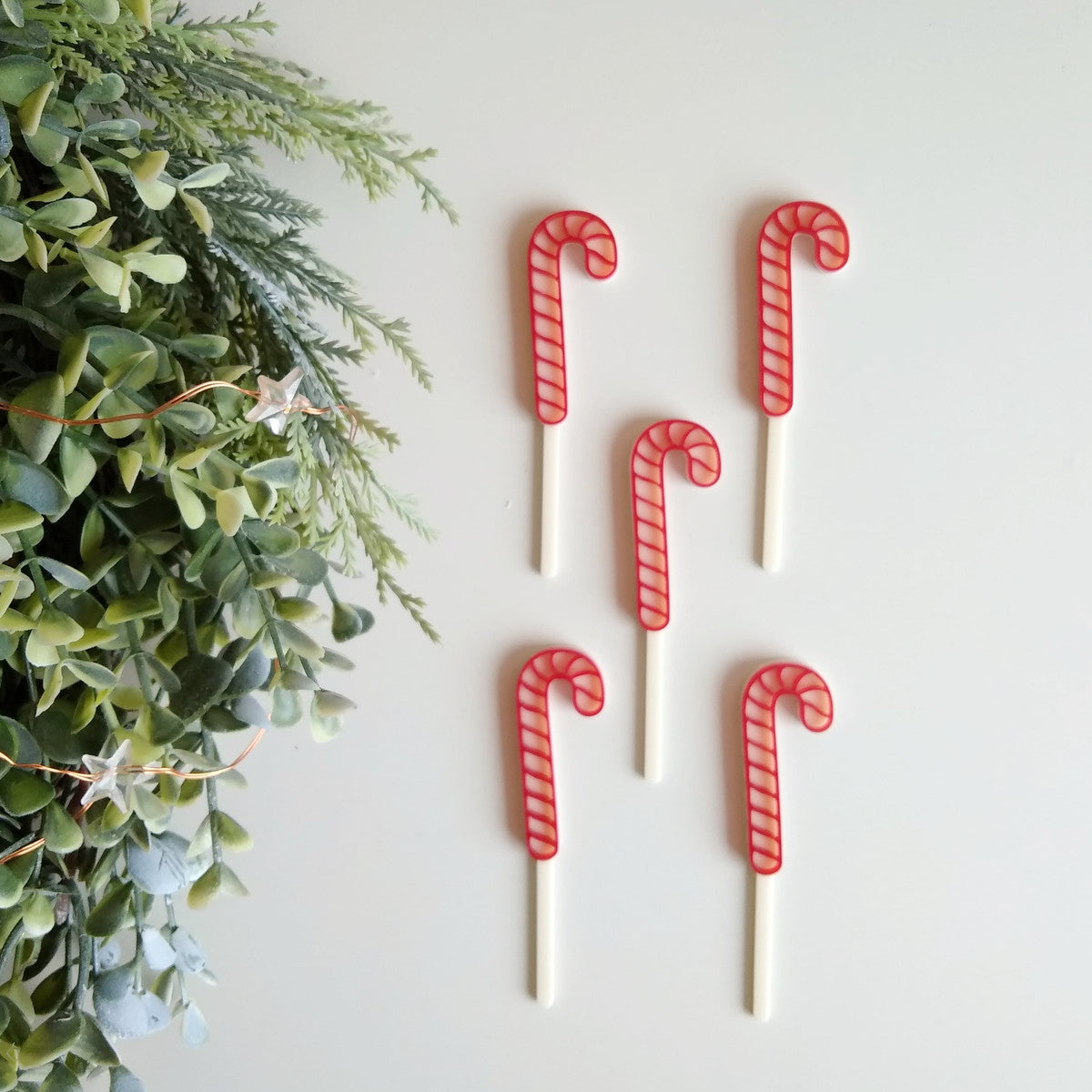 Kit Topo de Doce Natal Bengala - 5 peças