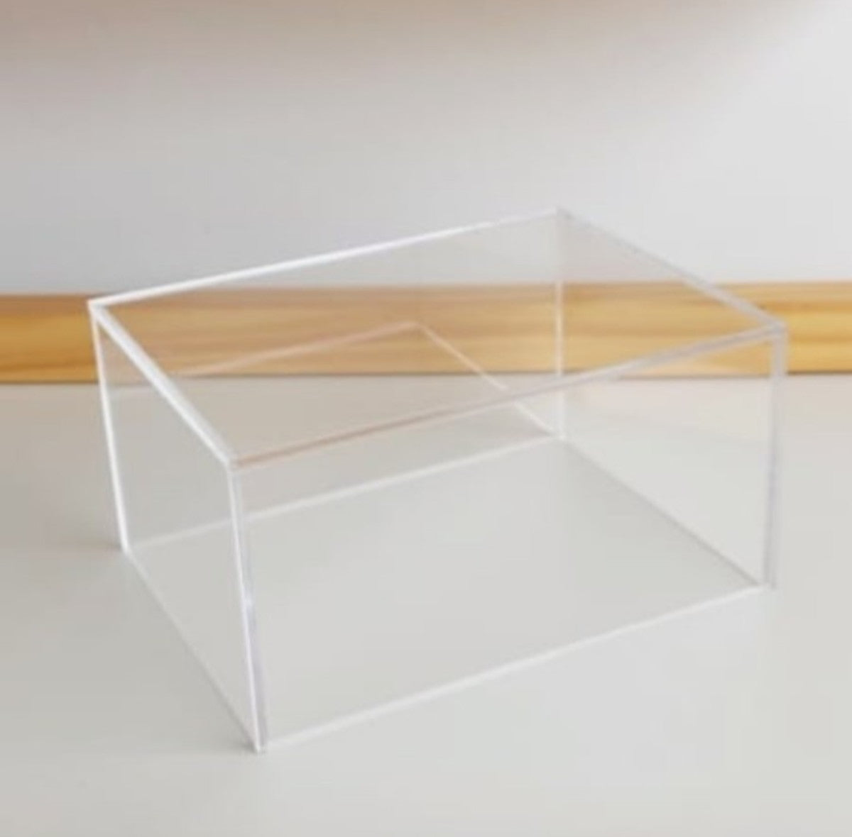 Suporte Bandeja Altura em Acrílico Transparente 20x15x10cm
