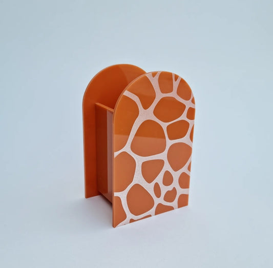 Piruliteiro ou Porta Lápis em Acrílico Arco Safari