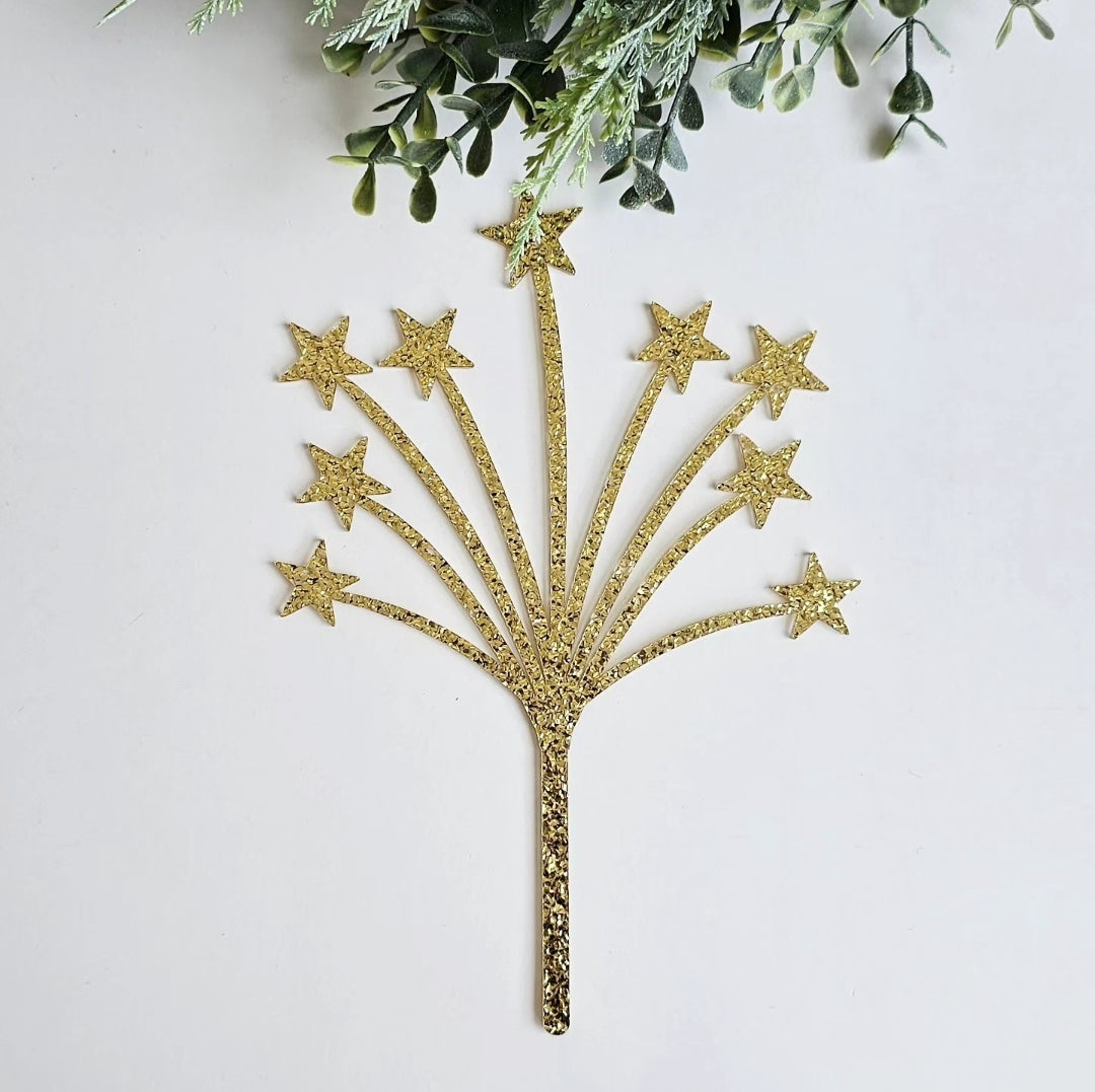 Topo-de-Bolo-Réveillon-Fogos-Estrelas-glitter-ouro-ultra