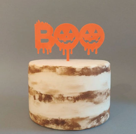 Cake Topper Halloween BOO